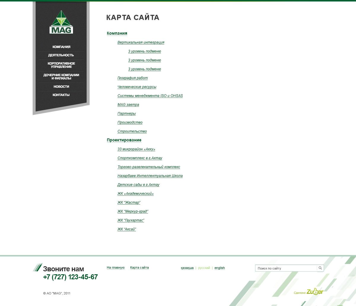 Карта сайта