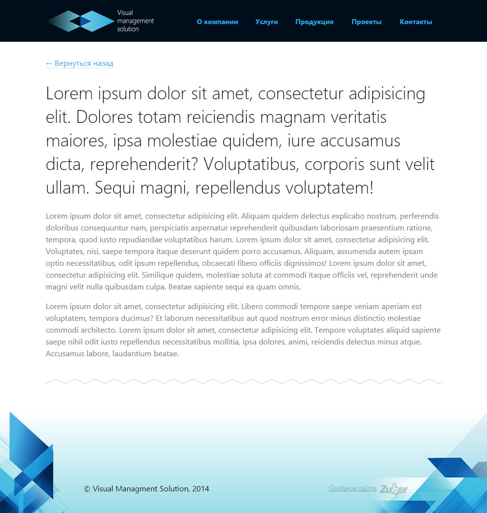 Текстовая страница