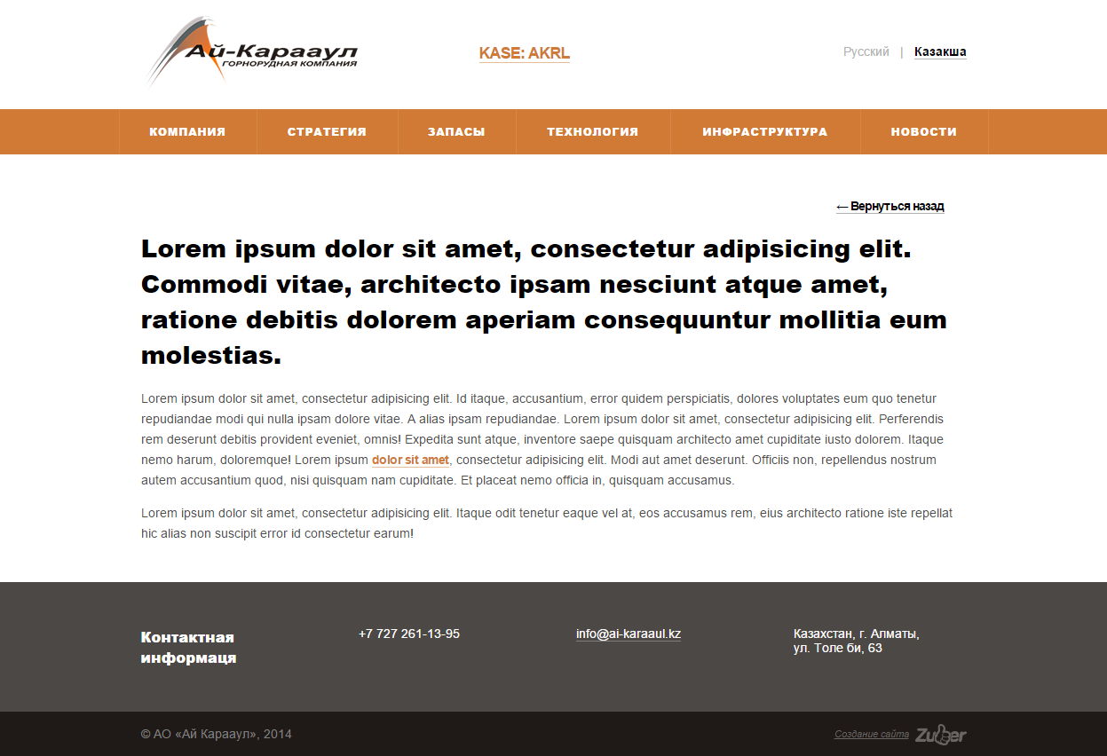 Текст новости